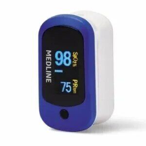 **NEW** Medline Soft-Touch OLED Finger Pulse Oximeters with Lanyard!